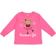 thumbnail image 3 of Inktastic Mawmaw Girl Ballerina Monkey Girls Long Sleeve Toddler T-Shirt, 3 of 5