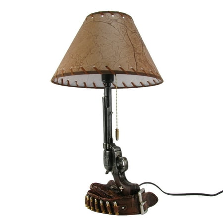 Revolver Gun&Bullet Holster Belt Table Lamp Pistol Desk ...