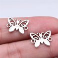 thumbnail image 3 of K-KED 240 Pcs Tibetan Silver Butterfly Connectors 15x12MM DIY Delicate Jewelry Making C15177, 3 of 3