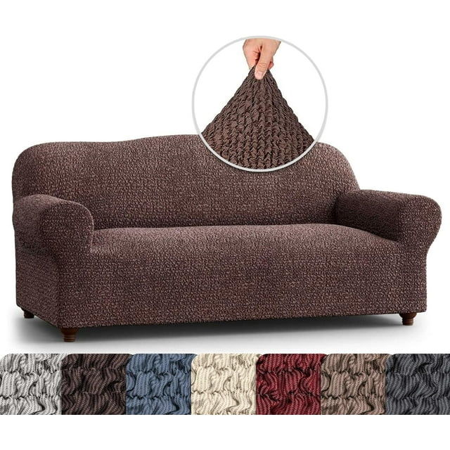 Chair Cover Armchair Cover Armchair Slipcover Cotton Fabric Slipcover Piece Form Fit Stretch Stylish Furniture Protector Mille Righe Collection (Chair) ()