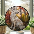 thumbnail image 2 of Hanging Stained Glass for Windows German Shepherd - Stained Glass for Windows German Shepherd, Festival Gift Ornament, Brightens Any Space with Light, Elegant Art Glass Aesthetic, 2 of 6