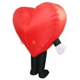 thumbnail image 3 of Disfraz inflable para adulto con diseño de corazón sonriente, 3 of 5