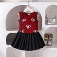 thumbnail image 2 of Gubotare Toddler Skirt Sets Girls Toddler Girl Outfits Sleeveless Polo T-shirt Tops and Pleated Skirt 2Pcs Baby Summer Clothes 4T 5T (Red,4-5 Years), 2 of 8