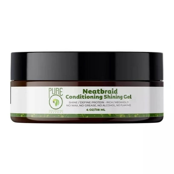 Pure O Hair Solution NeatBraid Conditioning Shining Gel, 4 Oz..