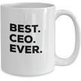 thumbnail image 2 of CEO Mug - Coffee Cup - Funny Best CEO Ever - CEO Gifts - For Funny Present Christmas Birthday Women Men, 2 of 2