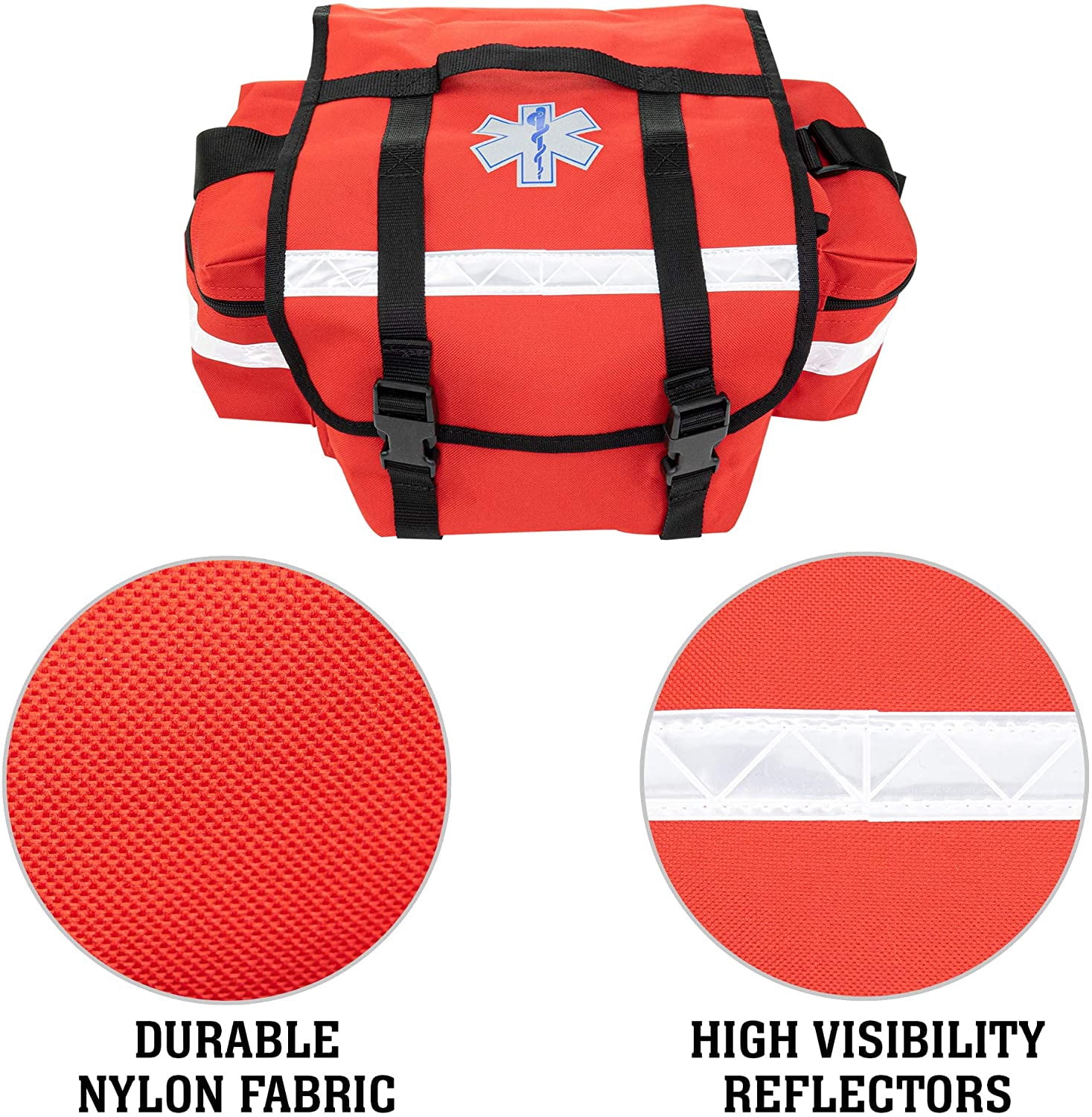LINE2design First Aid Kit - Paramedic Rescue Emergency First Responder Kit - Red