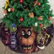 thumbnail image 3 of Falda para árbol de Navidad de cinco noches en casa de Fr-Eddy, suave y divertida, decoración navideña navideña de granja de 48", 3 of 4