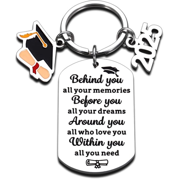 Class of 2025 Senior Gifts 2025 Graduation Gifts for Her Him 2025 College Graduation Gifts for Girls Boys Middle High School 2025 Graduation Decorations 2025 Graduation Keychain for Him
