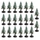 thumbnail image 2 of Árbol de pino de escarcha de nieve artificial Yuyangstore 20 piezas 3,5 cm x 3 cm x 6,9 cm, 2 of 8