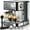 Silver, variant on Aukfa 20-Bar Espresso Coffee Machine with Milk Frother, ESE Pod Compatible Barista Maker with Pressure Gauge & 1.6L Removable Water Tank for Latte & Cappuccino