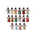 thumbnail image 6 of AZXY Christmas Ornaments Set, 16 Pack Wooden Snowman Hanging Ornaments for Christmas Tree, Xmas Decorations, Festive Holiday Home Indoor Tree Mantel Tabletop Seasonal Christmas Decor, 6 of 6