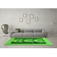 thumbnail image 3 of Ahgly Company Indoor Square Abstract Green Modern Area Rugs, 6' Square, 3 of 4