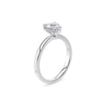 thumbnail image 2 of Sparkling Splendor: 1.5 Ct Heart-Shaped Moissanite Solitaire Engagement Ring in 925 Silver for Her, 2 of 4