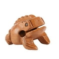 thumbnail image 4 of Wooden Wood Thailand Lucky, Thailand Traditional Craft Croaking Musical Instrument Home Office Decor(10.6CM), 4 of 8