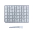 thumbnail image 4 of Fondant Mold Chocolate Ice Cube Maker cube mold Non-stick Pastry Making mould ice Silicone Mould Baking Tool, Transparent, 4 of 6