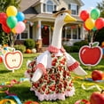 thumbnail image 5 of Sruoe Porch Goose Clothes, 23" Porch Goose Outfits for Lawn Yard and Patio Decoration, Lawn Goose Clothing for Cement Goose Lawn Goose Outfit, Garden Goose Costume, 5 of 9