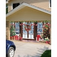 thumbnail image 2 of 13X6 ft Christmas Window Winter Natural Scenery Garage Door Decoration Background Art Red Xmas Tree Photography Backdrops Snow Holiday Theme Party Decor Banner Cover, 2 of 5