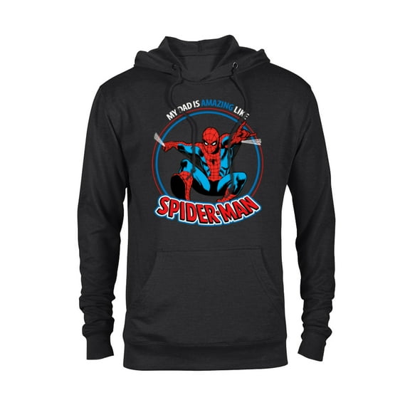 Marvel Dad is Amazing Like Spider-Man Father's Day - Pullover Hoodie for Adults - Customized-Black