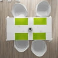 thumbnail image 3 of Ambesonne Lime Green Place Mats Set of 4, Blurry Pastel Colors, Standard Size, Apple Green, 3 of 4