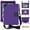 Purple/Black, variant on iPad 10.2 Case with Screen Protector, Dteck Shockproof Case for iPad 8th Generation / iPad 7th Generation with Removable Shoulder Strap/Hand Strap/Pencil Holder, Heavy Duty Rugged Case, Purple/Black
