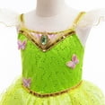 thumbnail image 3 of Green Elf Fairy Costume for Girls Female Princess Outfits with Accessories, Little Girls for 5-6Y, 3 of 8