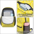 thumbnail image 4 of Lemon and Slice Yellow Pattern 17" School Backpacks for Teens,Waterproof Oxford Fabric,S-Shape Padded Straps for School,Travel,Hiking,Camping, 4 of 6