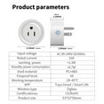 thumbnail image 2 of EGNMCR Smart Socket Norme Américaine Version Wifi Contrôle par Application Mobile Contrôle Vocal Contrôle Sans Fil Vos Lumières et Appareils Smart Socket, 2 of 8