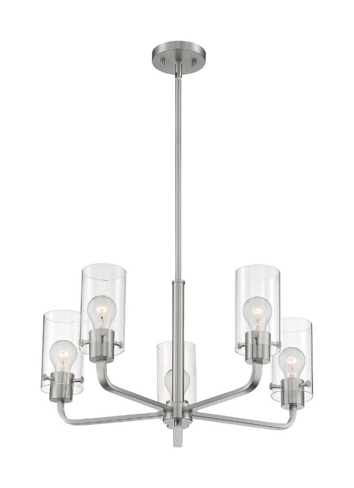 Nuvo Lighting - Sommerset-5 Light Chandelier in Modern/Contemporary Style-24 - image 2 of 2