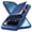 Blue, variant on Oupeigar for Google Pixel 10 Pro XL Phone Case,with Card Holder,Camera Cover,Kickstand [RFID Blocking] Shockproof Wallet Phone Case-Purple