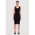 thumbnail image 2 of Women's Sleeveless Ribbed Knit Midi Dress, 2 of 4