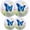 Butterfly, variant on Electric Stove Burner Covers - Protect Stovetop - Set of 4, 10 and 8 inches -hummingbird Electric Stove Covers