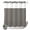 Black Beige, variant on No Hook Shower Curtain, Black Striped Shower Curtains for Bathroom with See Through Top Window, Modern Simple Farmhouse Beige Vintage Waterproof & Washable Bath Curtain Standard 72"x72"