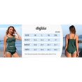 thumbnail image 5 of Charmo Women's Two Piece Swimsuit Side Drawstring Tankini Tops with High Waisted Bikini Bottoms, 5 of 5