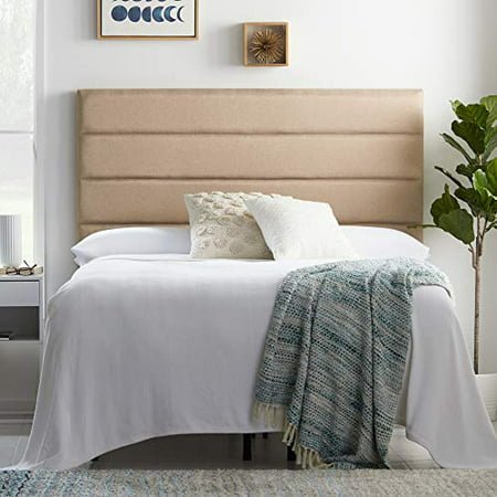 Lucid Upholstered 4 Channel Horizontal, Tufted Headboards King Size Beds