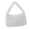 thumbnail image 1 of Bolso de mano de felpa para mujer, bolso sencillo para hombro y axila, bolso informal de gran capacidad para compras diarias, 1 of 8