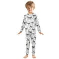 thumbnail image 3 of joogoo Jellyfish Pajamas Set Long Sleeve Soft Cotton Sleepwear 2 Piece 24M, 3 of 7