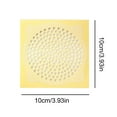 thumbnail image 2 of Bathtub Hair Catcher, 10PCS Round Hair Drain Cover, Drain Strainer, Bathroom Accessories, Bathtub Stopper, Hair Stopper for Shower Kitchen Bathroom Tub, 2 of 9