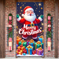 thumbnail image 6 of Decorative Design Merry Christmas Banner Santa Claus Gift Boxes Festive Decoration for Holiday Celebration Indoor Decoration Winter Party, 6 of 9