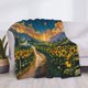 thumbnail image 3 of Fotbe Sunflowers At Sunset Manta de Franela con Estampado, Manta Ultrasuave para Cama, Sofá, Auto, Hipoalergénica y Antibolitas-60"x50", 3 of 6