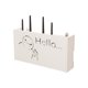 thumbnail image 2 of Soporte De Enrutador Wifi Caja de almacenamiento de alambre organizador de alambre a prueba de polvo para escritorio de sala de estar (C) Ndcxsfigh Libre de BPA, 2 of 7