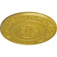 thumbnail image 3 of 47 5/8"OD x 2 3/4"P Milan Ceiling Medallion, Hand-Painted Rich Gold, 3 of 6