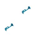 thumbnail image 2 of Vogacara Sujetador de de coche RC, accesorios de actualización, pieza profesional de coches con control remoto, herramienta de Azul 2piezas, 2 of 6