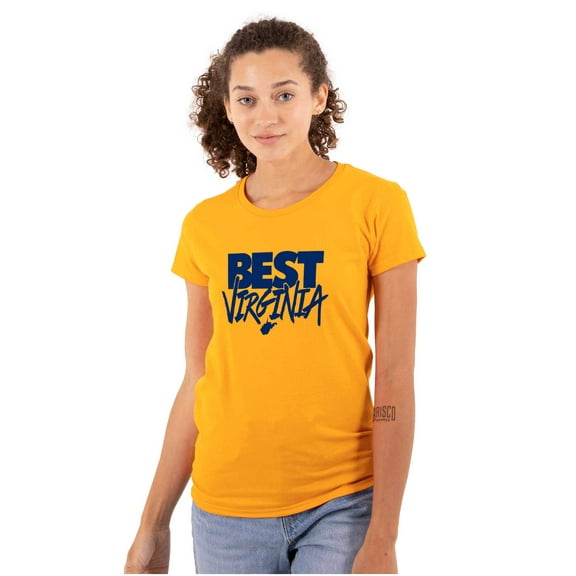 West Virginia is the Best Funny State Women's T Shirt Ladies Tee Brisco Brands 2X