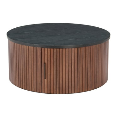 Nejaus Coffee Table Black & Walnut