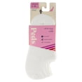 thumbnail image 2 of PEDS Women's All Day Active Nylon Invisible Socks White, 6 Pairs, Sizes 5-10, 2 of 8