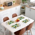 thumbnail image 3 of Pineapple Placemats Set of 4, Tropical Fruit Print Placemats for Dining Table, Fresh Pineapple Pattern Washable Fabric Decoration Table Mats Placemat 18"x12", 3 of 4