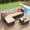 5-Piece Beige, variant on 7-Piece Outdoor Patio Sectional Sofa Set with Coffee Table, All-Weather PE Rattan Wicker, Modular Corner Seating with Soft Cushions for Garden, Dark Gray