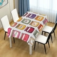 thumbnail image 4 of Yayeee Tablecloths 60" x 120" Rectangle Wrinkle Resistant Party Table Cover, Colorful Jam Jars, 4 of 8