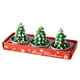thumbnail image 1 of Mini Velas de Té Navideñas Sin Aroma, Diseños de Velas con Forma de Árbol de Navidad y Papá Noel., 1 of 1