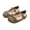 Khaki, variant on Kids Girls Mary Jane Flats Non-Slip Breathable Bow Knot Dress Shoes Casual Hook and Loop Beige,Size 8 M